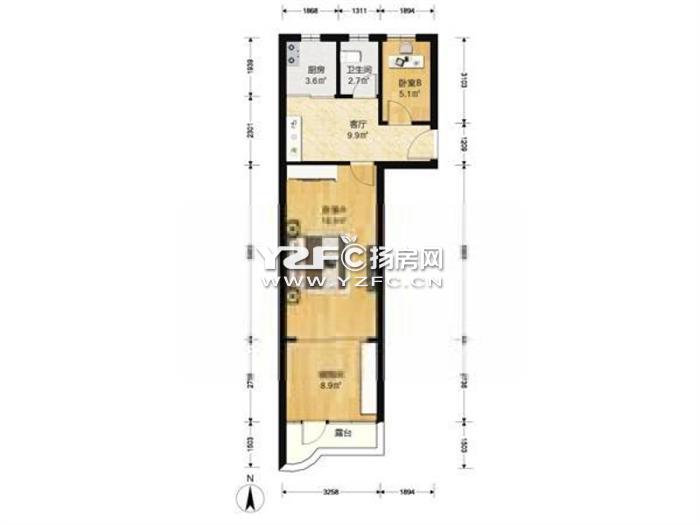 星河西岸 精装修 挑高公寓 拎包入住 