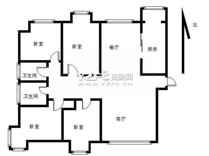 富贵园 豪装 4室2厅2卫 175平米 