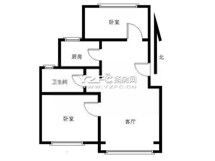 翡翠城六楼精装两房南北通透 靠幸福魔方 蜀岗怡 京华城